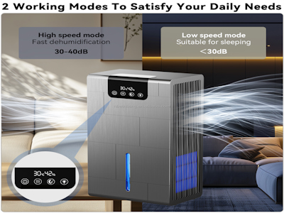 Mini Dehumidifier For Home Led Display 600ml/d Small Mini Smart Dehumidifiers Dryer For Home With 2.3l Water Tank